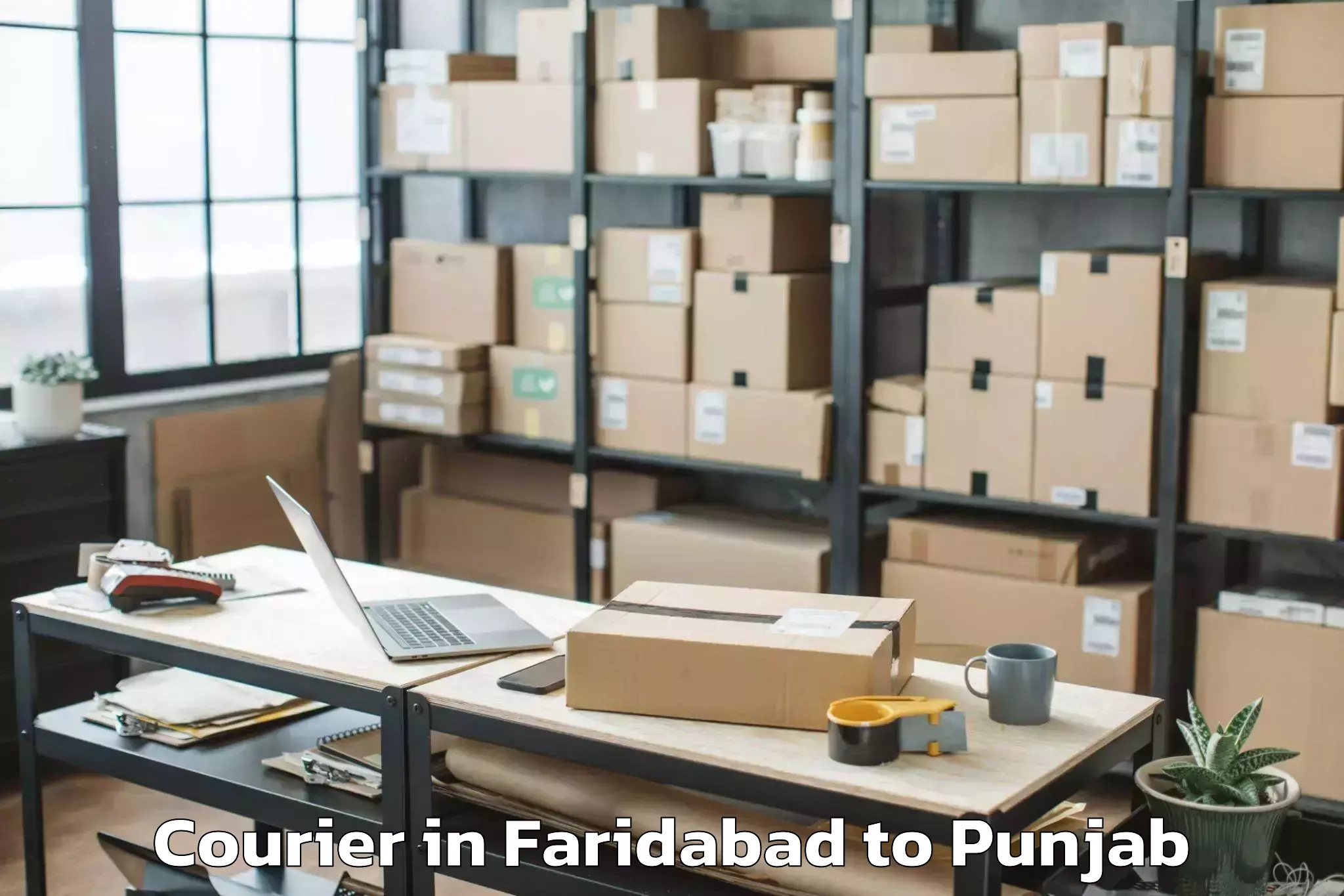 Reliable Faridabad to Abhilashi University Bathinda Courier